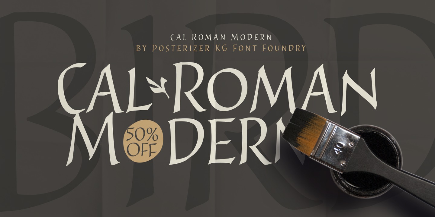 Cal Roman Modern Font preview